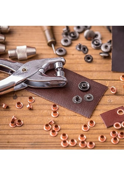 Çıtçıt Çakma, Kuş Gözü Çakma ve Kemer Delme Makinesi - Üçlü Pense Seti modelleri