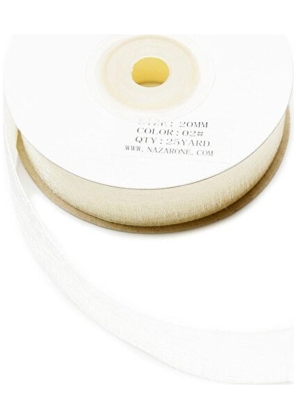 Organze Kurdele 2CM-23MT-KREM Model – Kurdele