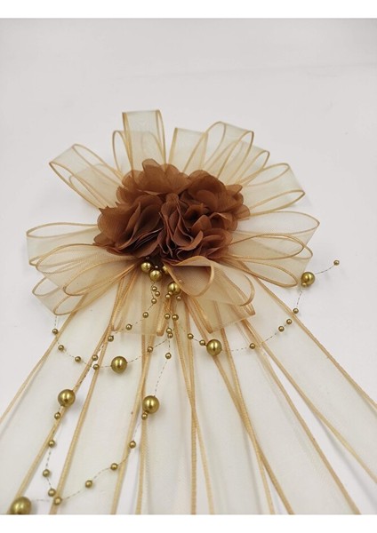 10 Metre Gold Misinalı Şerit Inci Boncuk Şerit Çiçek Süsleme Dekorasyon Boncuğu fiyatları