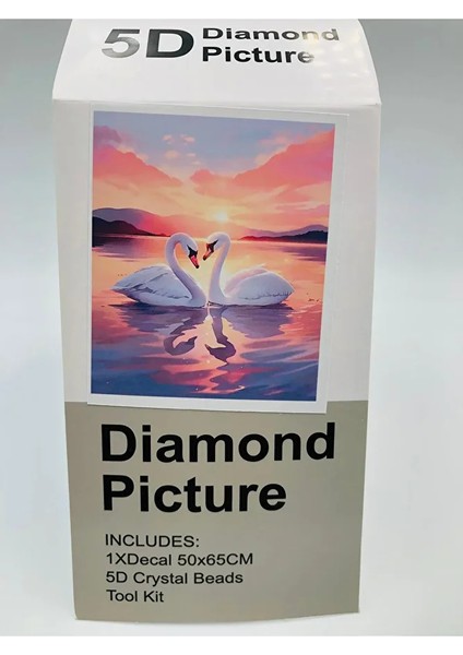 65X50 Boncuklu Taş Mozaik Elmas Goblen Pano Tablo Resim Boncuk Puzzle Dıamond Paıntıng Hı Stone