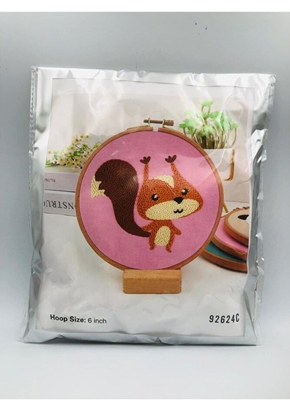 16X16 cm - Başlangıç Punch Seti ( Panç Seti ) Hayvan Desenli, Yeni Başlayanlar Için Deneme Seti fırsatları