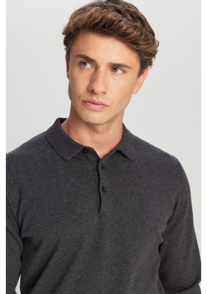 Pamuklu Standart Fit Normal Kesim Polo Yaka Triko Kazak fırsatları