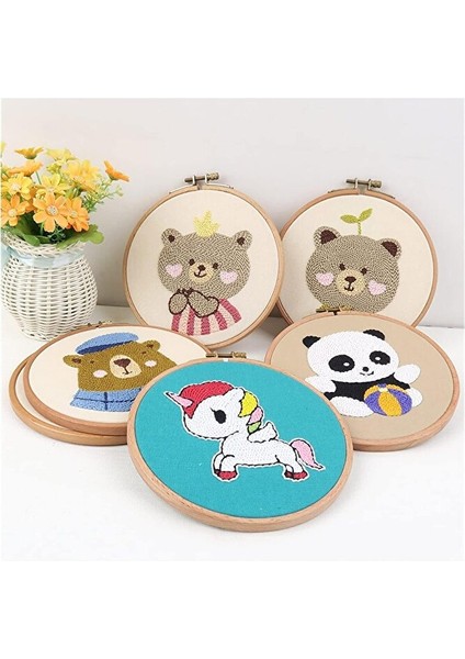 16X16 cm - Başlangıç Punch Seti ( Panç Seti ) Hayvan Desenli, Yeni Başlayanlar Için Deneme Seti indirimleri