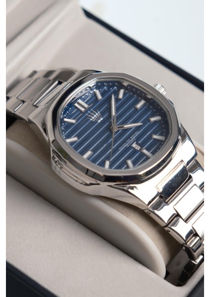 Novatick Silver Lacivert Kol Saati