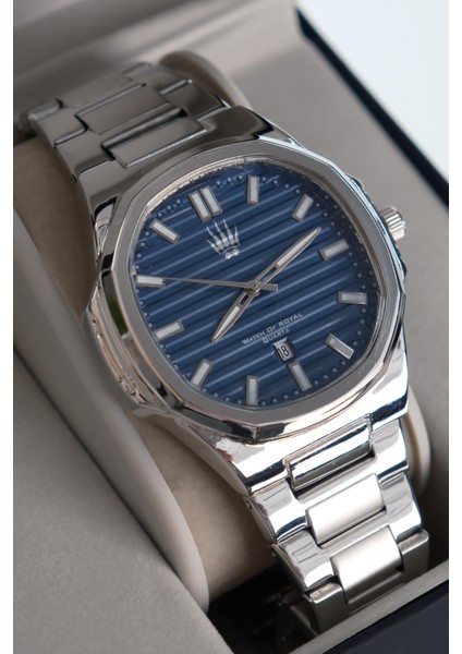 Novatick Silver Lacivert Kol Saati modelleri