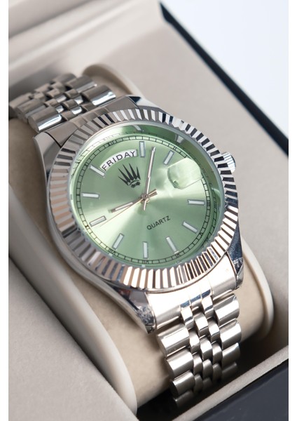 Lumen Romanum Silver Yeşil Kol Saati