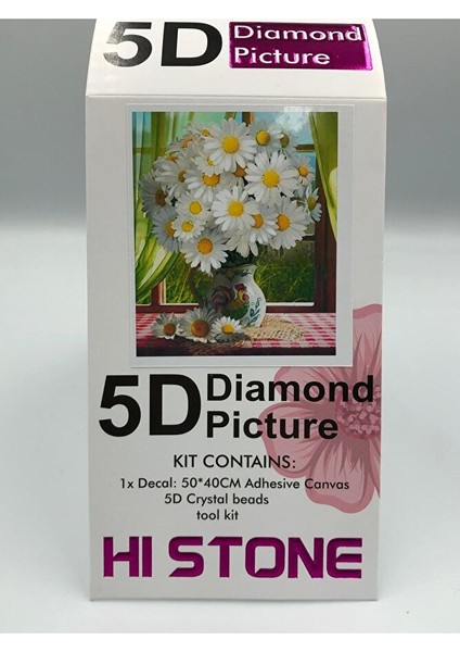 50X40 Boncuklu Taş Mozaik Elmas Goblen Pano Tablo Resim Boncuk Puzzle Dıamond Paıntıng Hı Stone