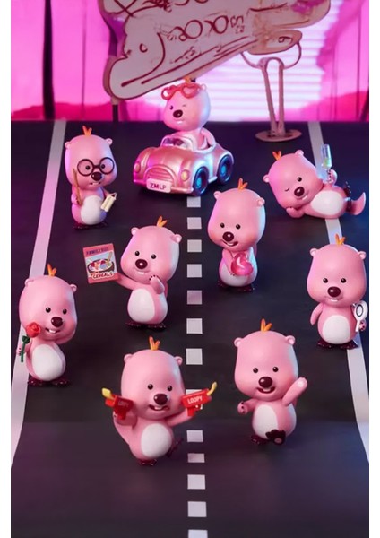 Zanmang Loopy Lisanslı Neon Yol Sürpriz Figürlü Kutu - Blind Box