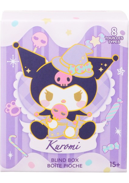 Sanrio Lisanslı Kuromi Şeker Serisi Rozet modelleri