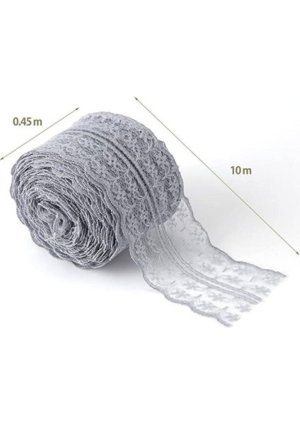 20 Metre Çift Katlı Güpür Dantel Kurdele ( En : 4,5 Cm) modelleri