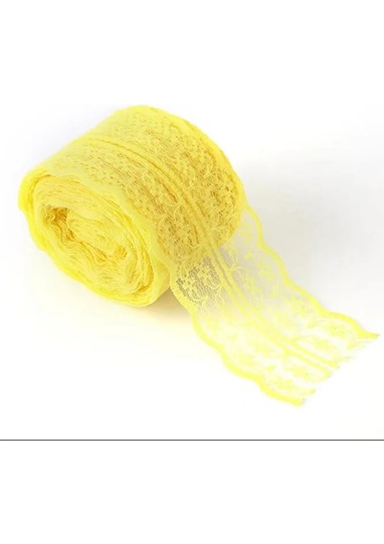 20 Metre Çift Katlı Güpür Dantel Kurdele ( En : 4,5 Cm) indirimleri