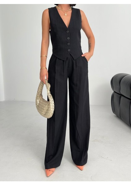 Keten Sirti Çapraz Geçi̇şli̇ Cepken Pantolon Takim modelleri