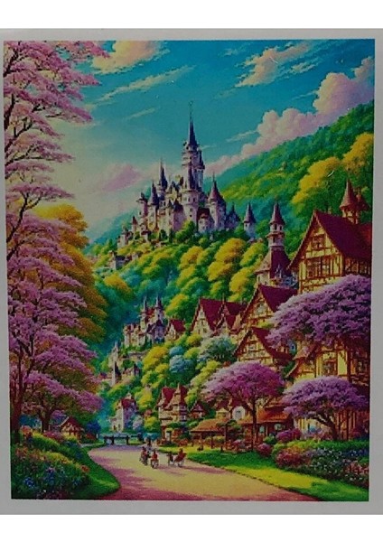 30X40 Boncuklu Taş Mozaik Elmas Goblen Pano Tablo Resim Boncuk Puzzle Dıamond Paıntıng Hı Stone fırsatları