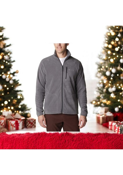 Erkek Fast Trek Yarım Fermuarlı Polar Üst - Antrasit