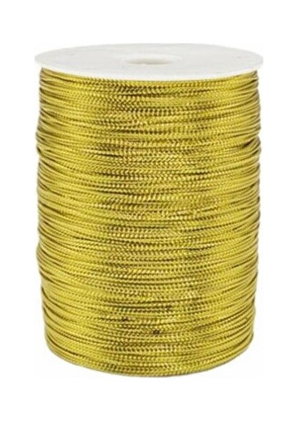 500 Metre Altın Simli Monofil Ip, Paketleme Ipi, Süsleme Ipi, Dekoratif Ip modelleri