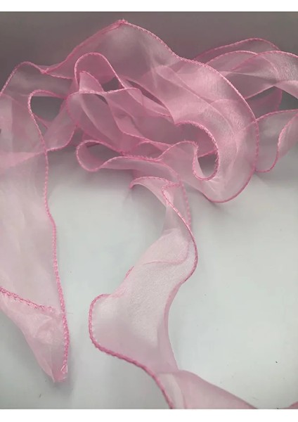 Fırfırlı Tül Organze Kurdele 2 mt (7cm x 2mt), Çiçek Malzemesi, Gelin Buketi, Bohça Misinalı Fırfır fırsatları