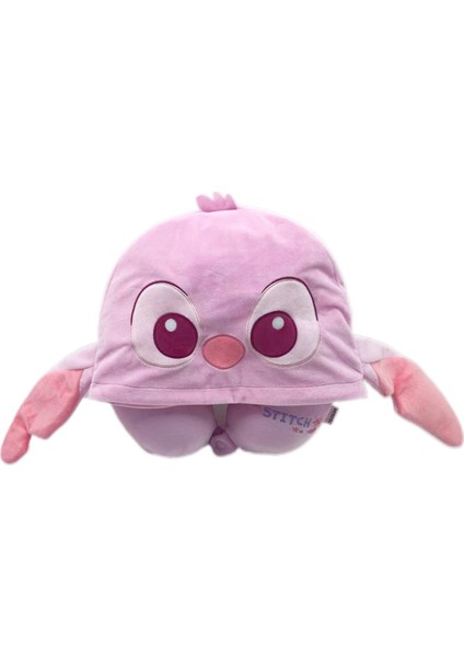 Disney Lilo&stitch Lisanslı Kapüşonlu Boyun Yastığı - Angel modelleri