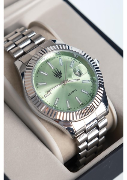 Valentor Silver Yeşil Kol Saati