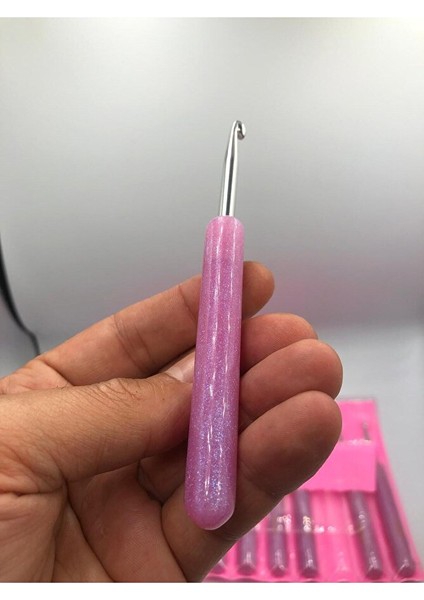 Akrilik Saplı Örgü Yün Tığ Seti 2.0, 2.5, 3.0, 3.5, 4.0, 4.5, 5.0, 5.5, 6.0