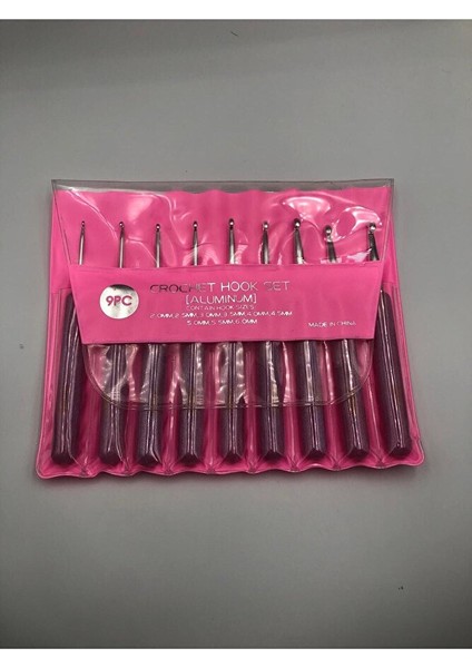 Akrilik Saplı Örgü Yün Tığ Seti 2.0, 2.5, 3.0, 3.5, 4.0, 4.5, 5.0, 5.5, 6.0 fırsatları