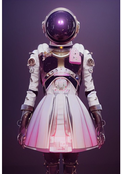 Gelecekten Gelen Robot V1 Ev Duvar Salon Güzellik Salonu Ofis Dükkan Dekarasyon Kanvas Tablo fiyatları