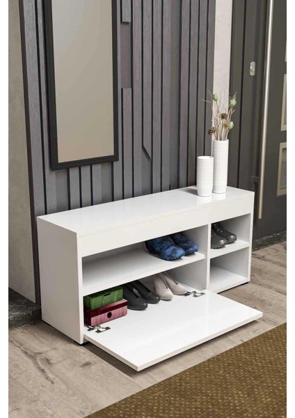 Falez Ahşap Ayakkabılık, Çok Amaçlı Dolap Beyaz modelleri