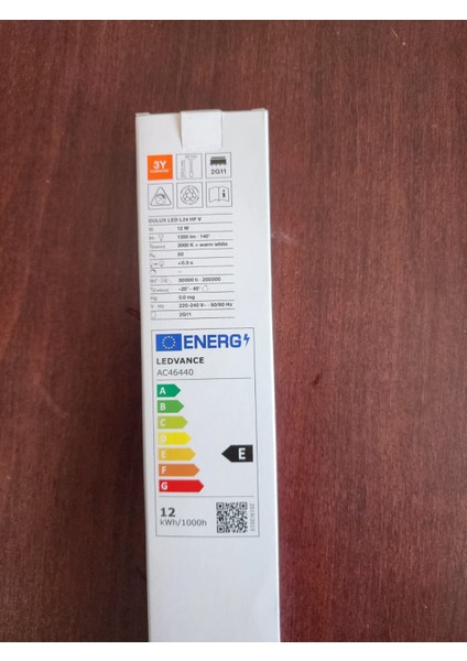 Dulux LED L24 Hfv 12W 830 2G11 Duylu 4 Pinli Ampul (1 Kutu -10 Adet) fırsatları