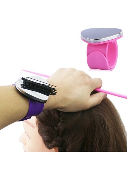 Kalp Model Mıknatıslı Iğnedanlık, Saat Iğnedanlık ( Pembe ) G-102 modelleri