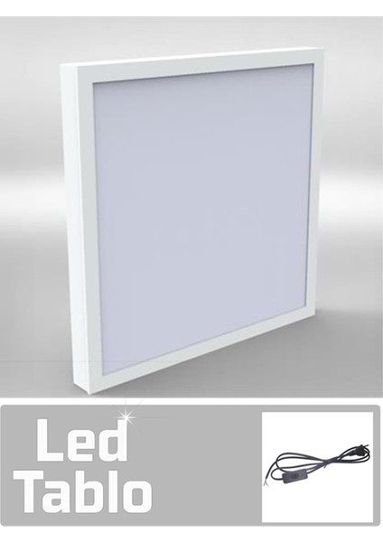 Sevimli Şapşik Zürefa LED Tablo – 60X60 cm | Sıva Üstü Montajlı, Tak-Çalıştır Sistem, Arapuarlı indirimleri