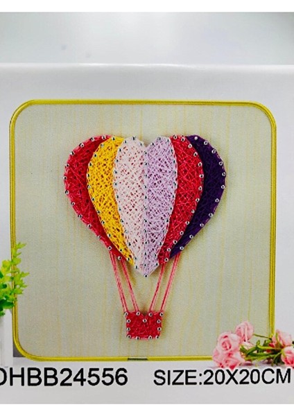 20X20 cm Filografi Başlangıç Seti, Çivi Çakma ve Renkli Filografi Seti, Çocuklar Için, Unisex fiyatları