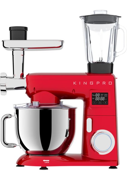 Kıngpro KSM4001 Damboo Mutfak Şefi Kırmızı