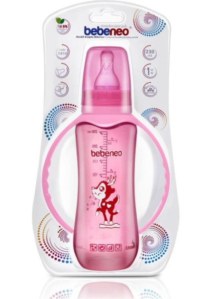 Renkli Kulplu 240 ml Pp Biberon, Bebekler Için Sağlıklı ve Güvenli Seçenek fiyatları