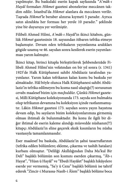 A’mak-ı Hayal - Şehbenderzade Filibeli Ahmed Hilmi fırsatları