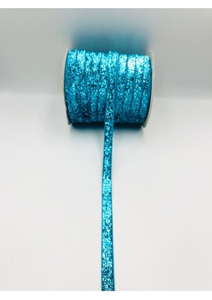 5 Metre Simli Kadife Kurdele 1 cm Simli Kadife Şerit - Yılbaşı Süsü Hediye Paketi Süsleme Kurdele modelleri