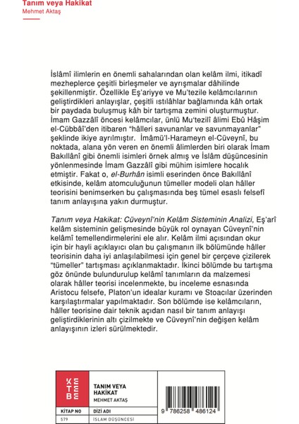 Tanım veya Hakikat - Mehmet Aktaş fiyatları