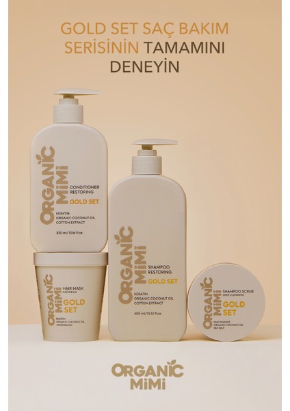 Yıpranmış Kuru Saçlar Için Şampuan, Saç Onarıcı Doğal Şampuan Coconut & Keratin, 400 ml fırsatları