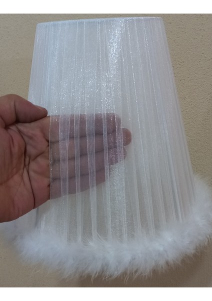 Beyaz Organze Avize M-0075 Yatak Odası Çocuk Odası Genç ve Bebek Odası Avize Aydınlatma Sarkıt indirimleri