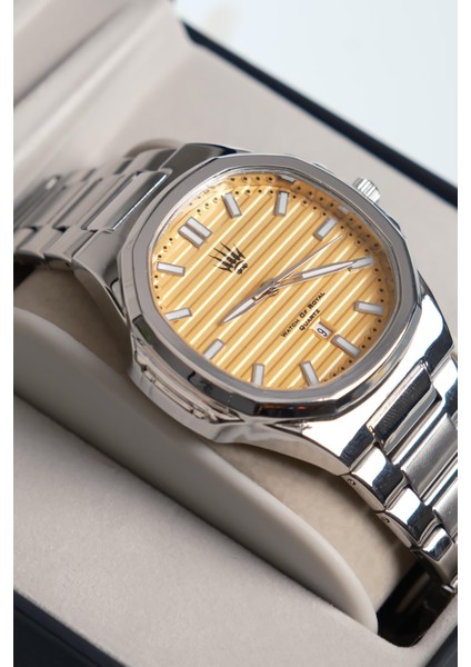 Novatick Silver Sarı Kol Saati