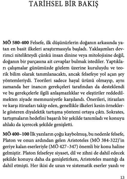 Felsefenin Kısa Tarihi - Peter Gibson