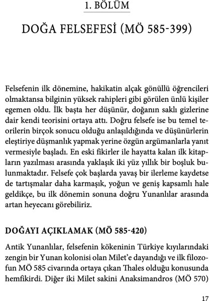 Felsefenin Kısa Tarihi - Peter Gibson