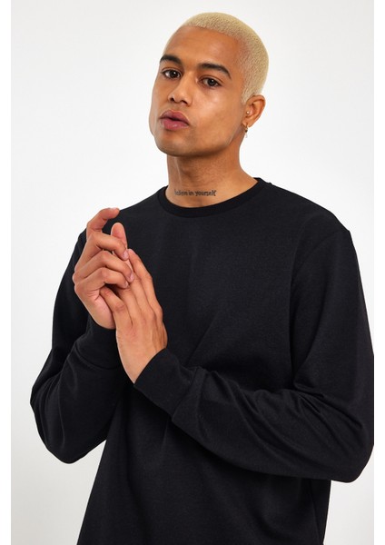 Süperlife Erkek Bisiklet Yaka Regular Fit Ince Sweatshirt Spr 20K30 fırsatları