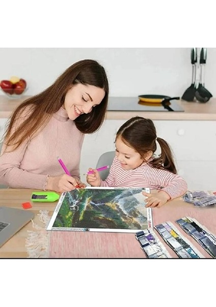 50X40 Boncuklu Taş Işleme Mozaik Elmas Goblen Tablo Resim Boncuk Puzzle Dıamond Paıntıng Hı Stone indirimleri