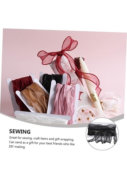 Fırfırlı Tül Organze Kurdele 2 mt (7cm x 2mt), Çiçek Malzemesi, Gelin Buketi, Bohça Misinalı Fırfır fiyatları