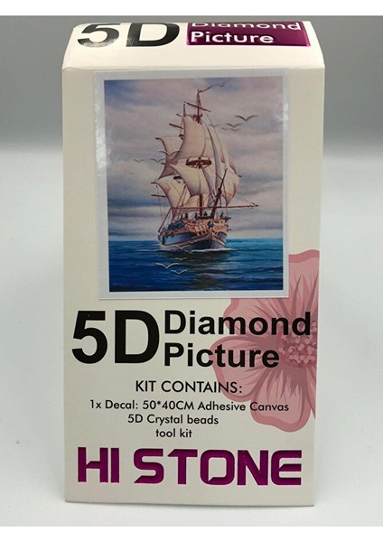 50X40 Boncuklu Taşlı Mozaik Elmas Goblen Pano Tablo Resim Puzzle Dıamond Paıntıng Hı Stone