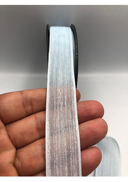 5 mt Keten Kurdele Nopeli 25 mm Bohça, Süsleme, Çeyiz, Gelin, Nişan, Söz, Paketleme, Fiyonk indirimleri