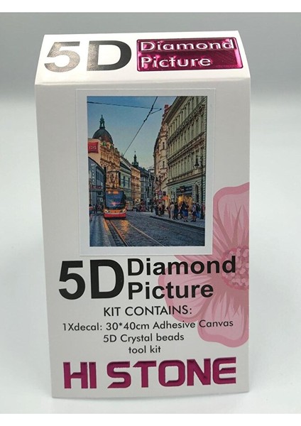 30X40 Boncuklu Taş Mozaik Elmas Goblen Pano Tablo Resim Boncuk Puzzle Kit Dıamond Paıntıng Hı Stone