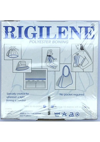 8 mm Siyah Rigilen Riglen Gelinlik Baleni Siyah