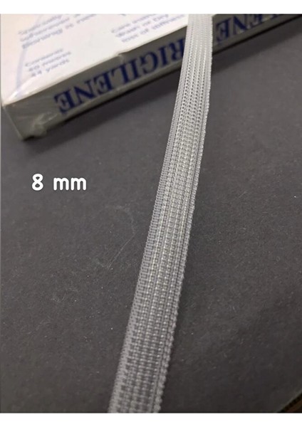 8 mm Siyah Rigilen Riglen Gelinlik Baleni Siyah modelleri