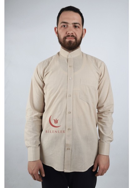 Erkek Battal Keten Gömlek