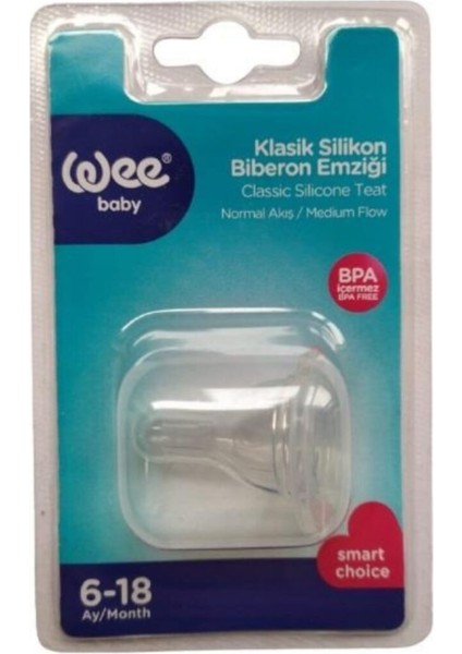 Şeffaf Dar Ağızlı Orta Akış Emzikli Biberon Paketi 4’lü 6-18 Ay fiyatları